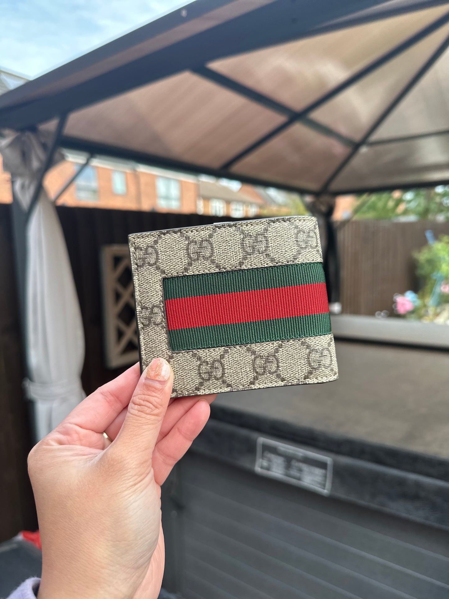 Monogram men bi-fold wallet