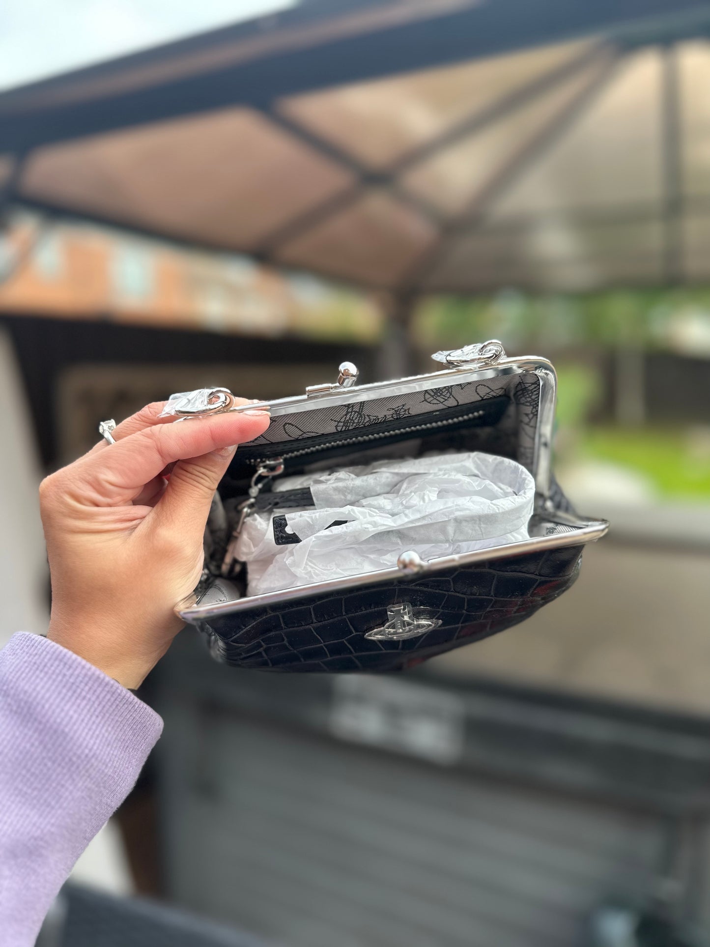 Westwood frame purse crossbody bag
