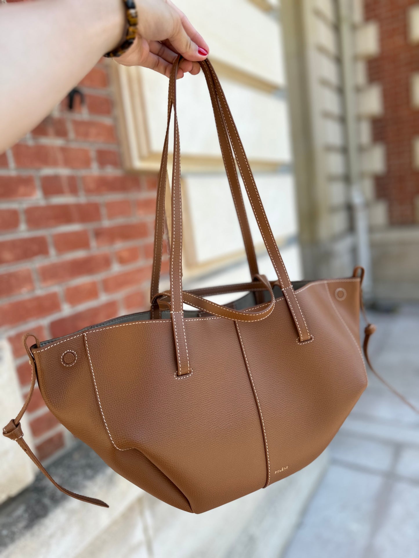 Polene cyme mini tan