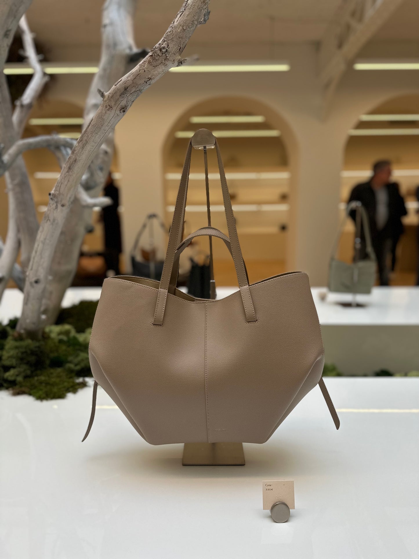 Polene cyme large taupe