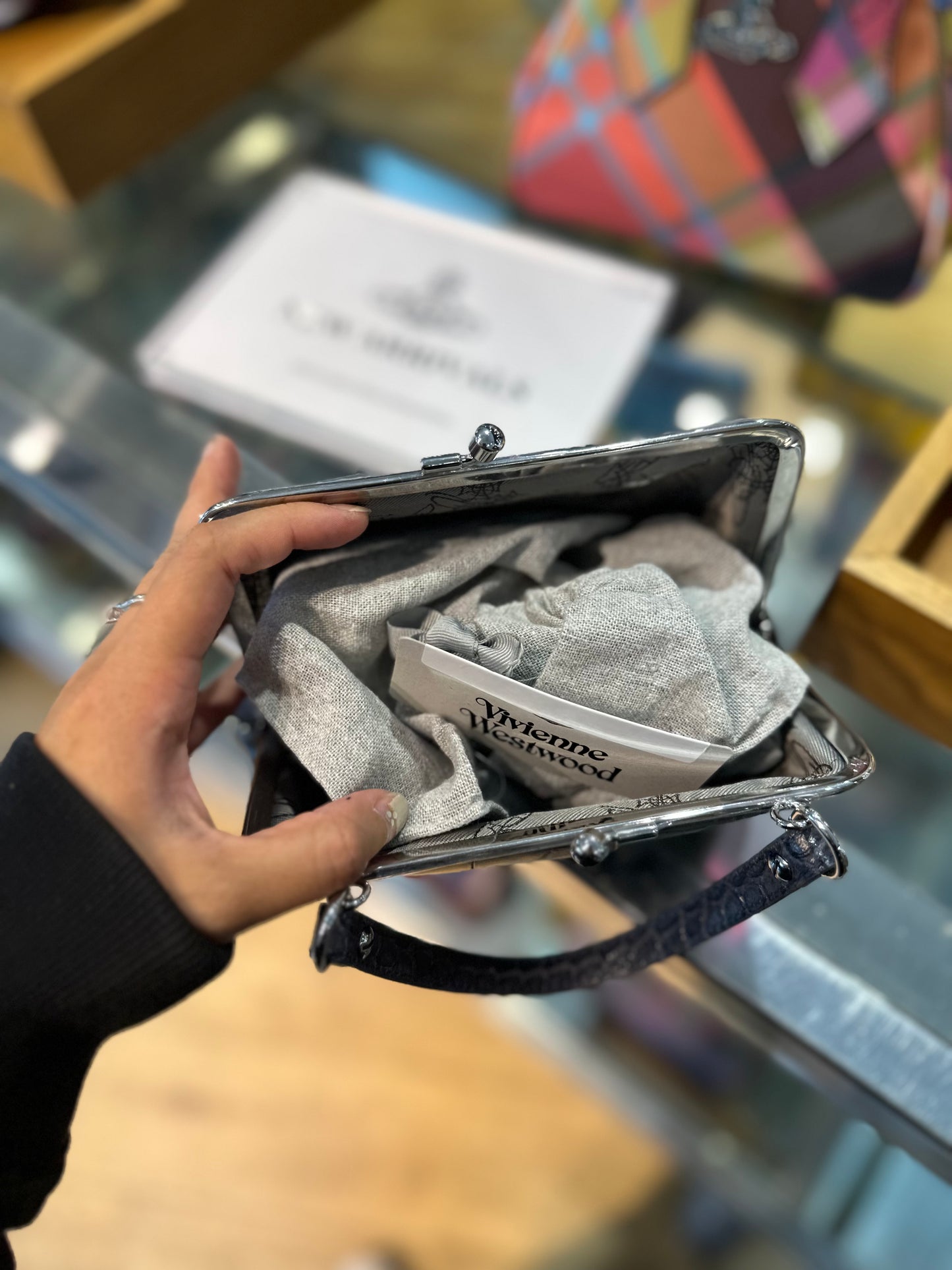 Westwood frame purse crossbody bag