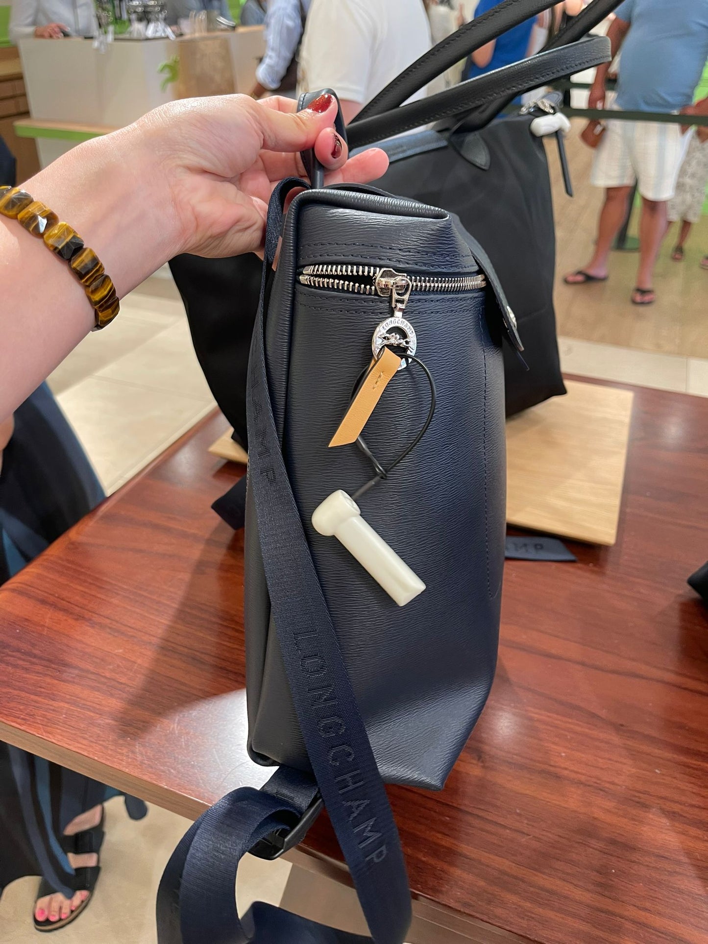 Longchamp backpack navy