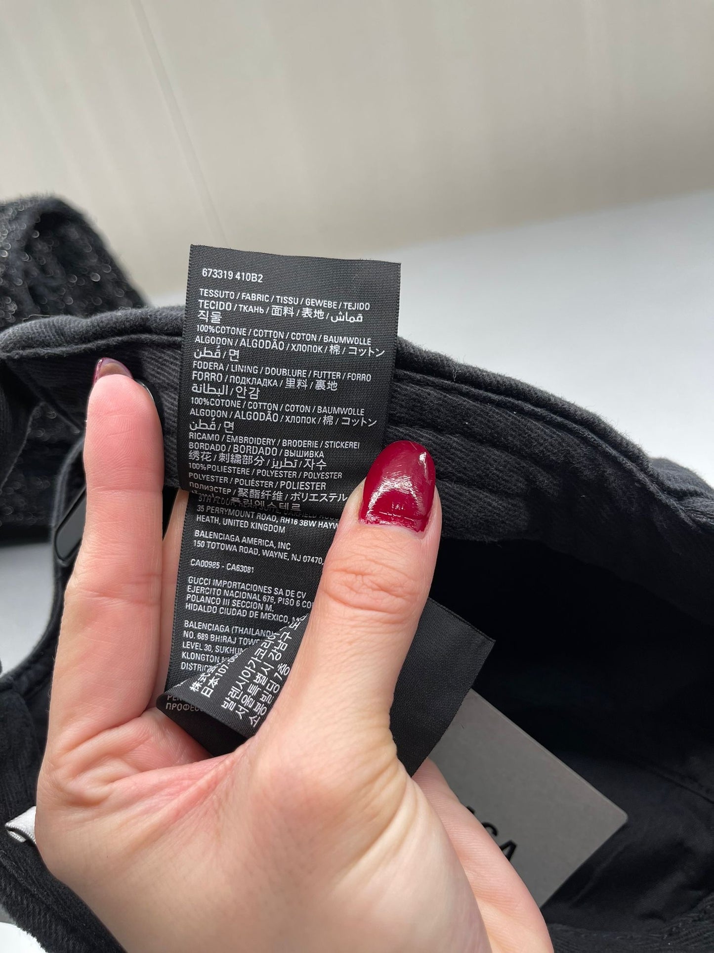 Balenciaga Logo cap M
