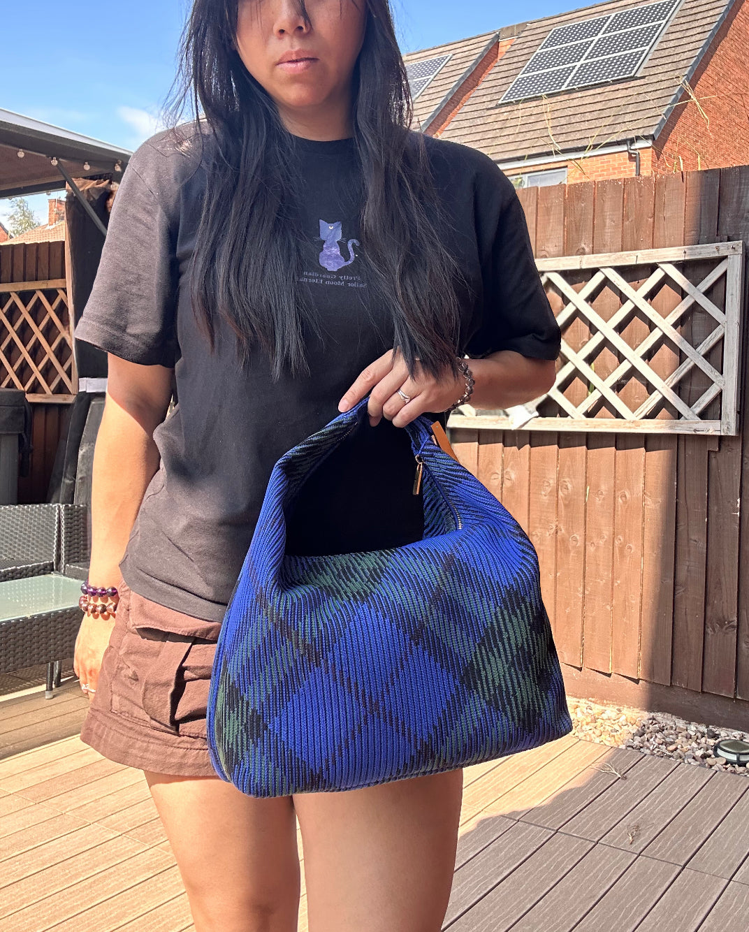 Burberry peg bag knight blue
