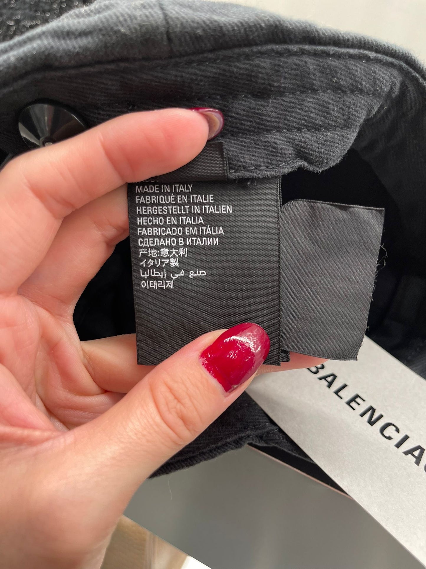 Balenciaga Logo cap M