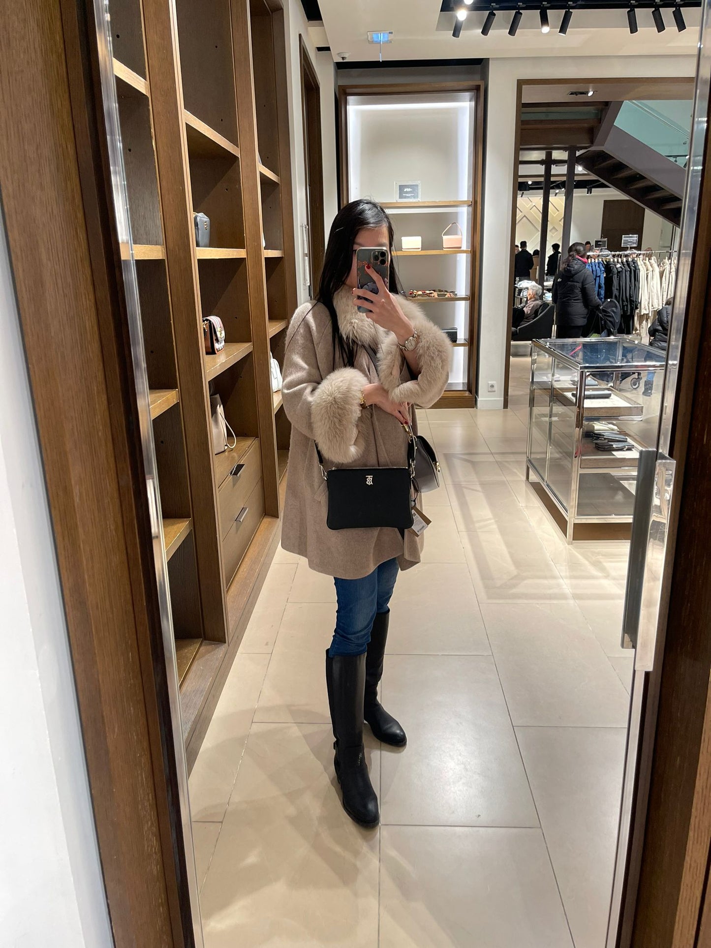 Burberry clutch crossbody bag