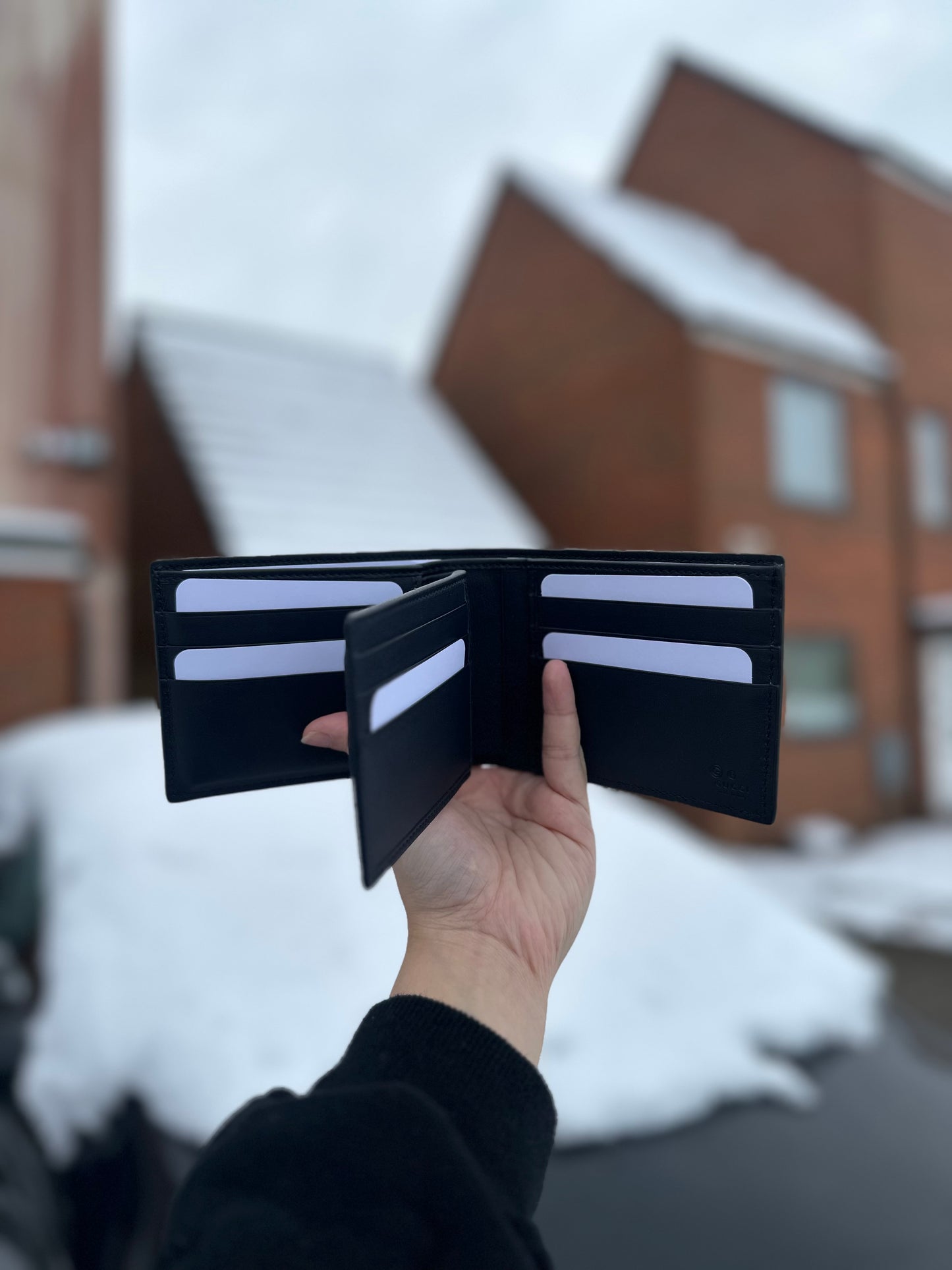Gucci相位wallet navy可拆獨立用