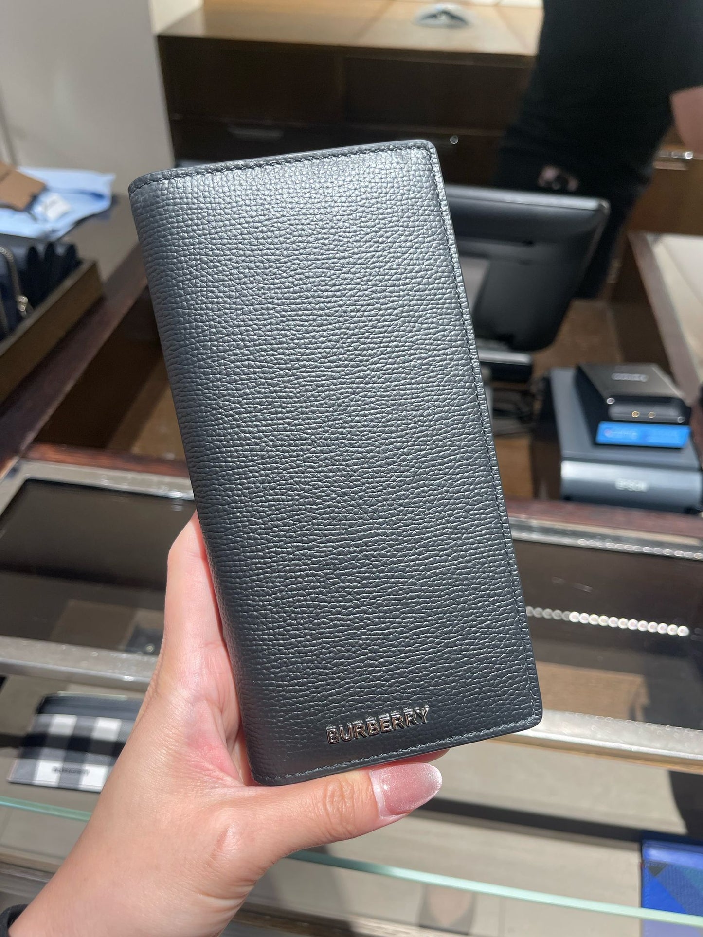 Burberry Classic check long wallet