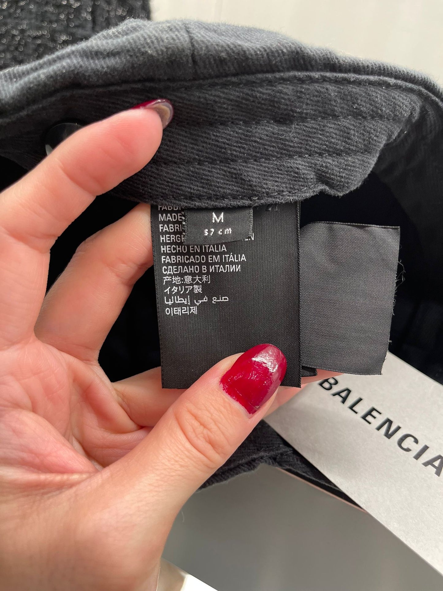 Balenciaga Logo cap M