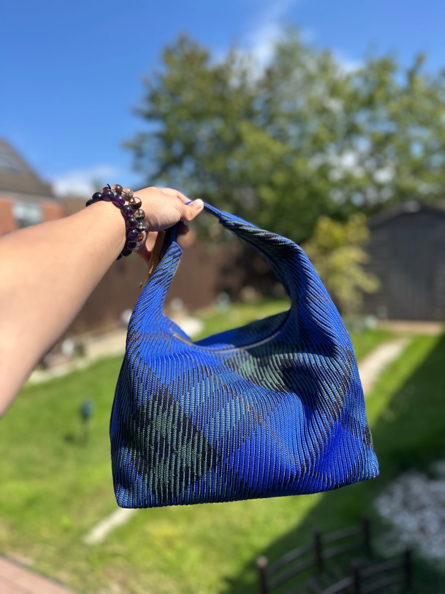 Burberry peg bag knight blue