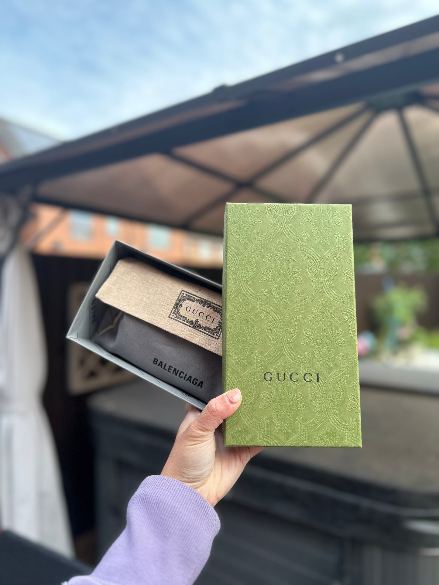 Gucci x Balenciaga card holder