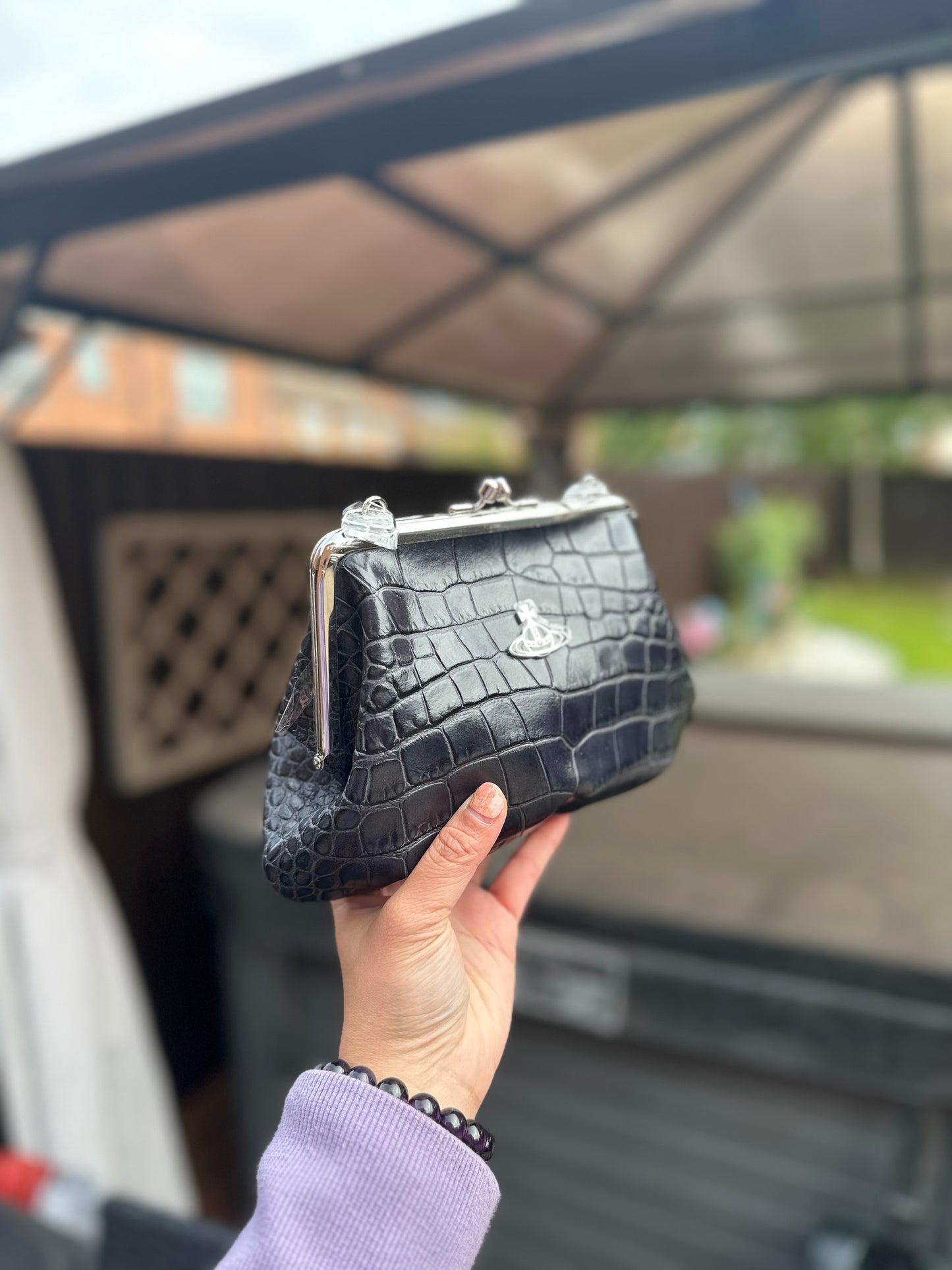Westwood frame purse crossbody bag
