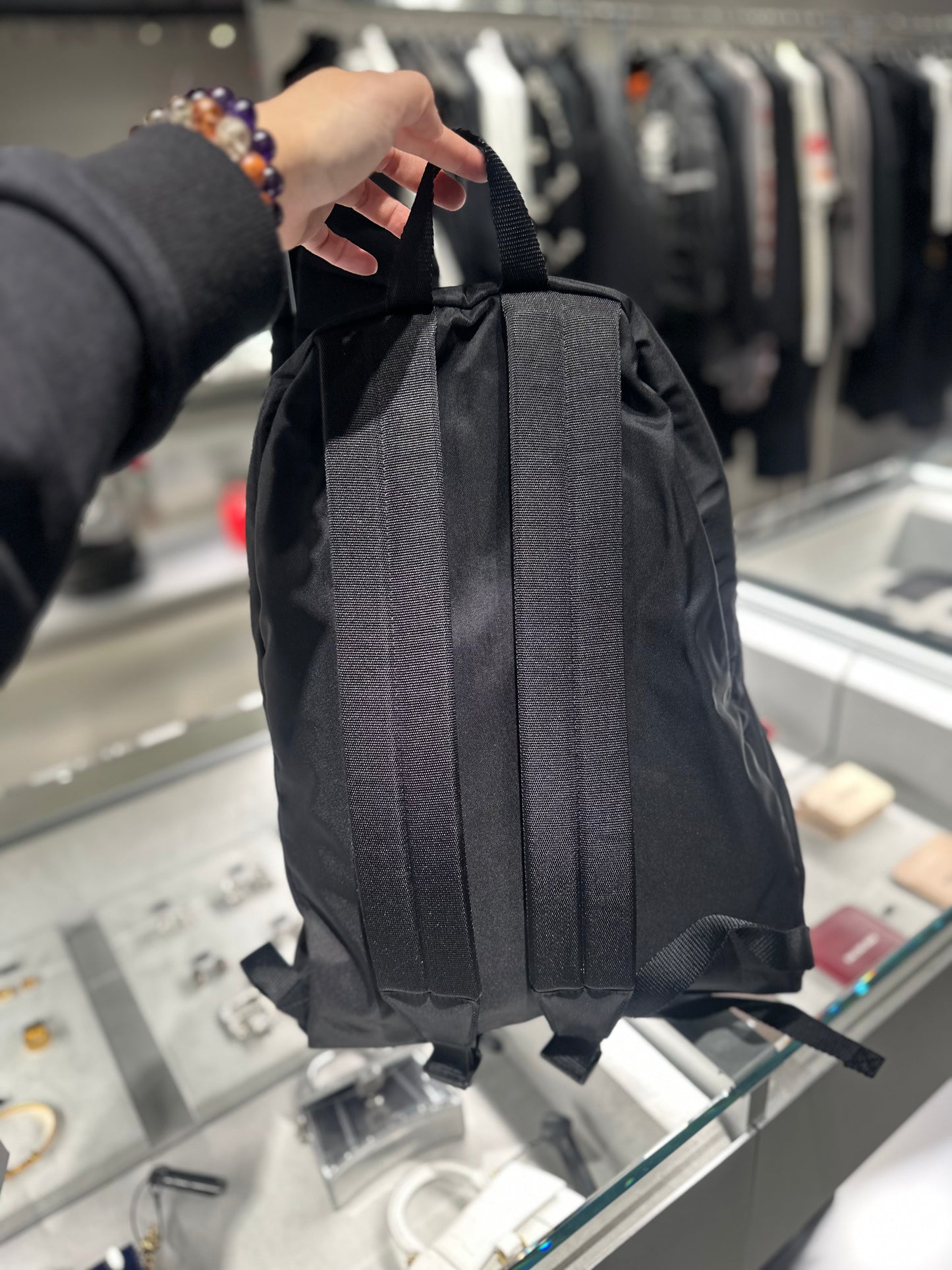 Balenciaga logo backpack