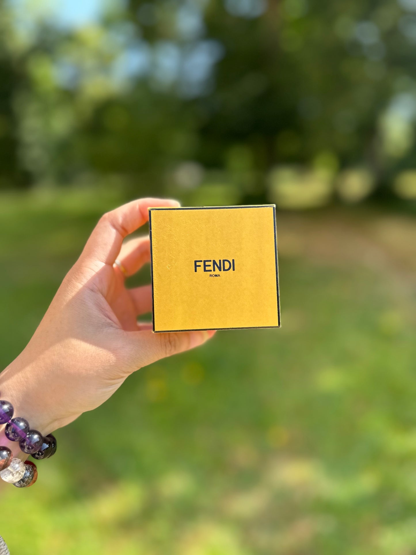 Fendi F logo earrings
