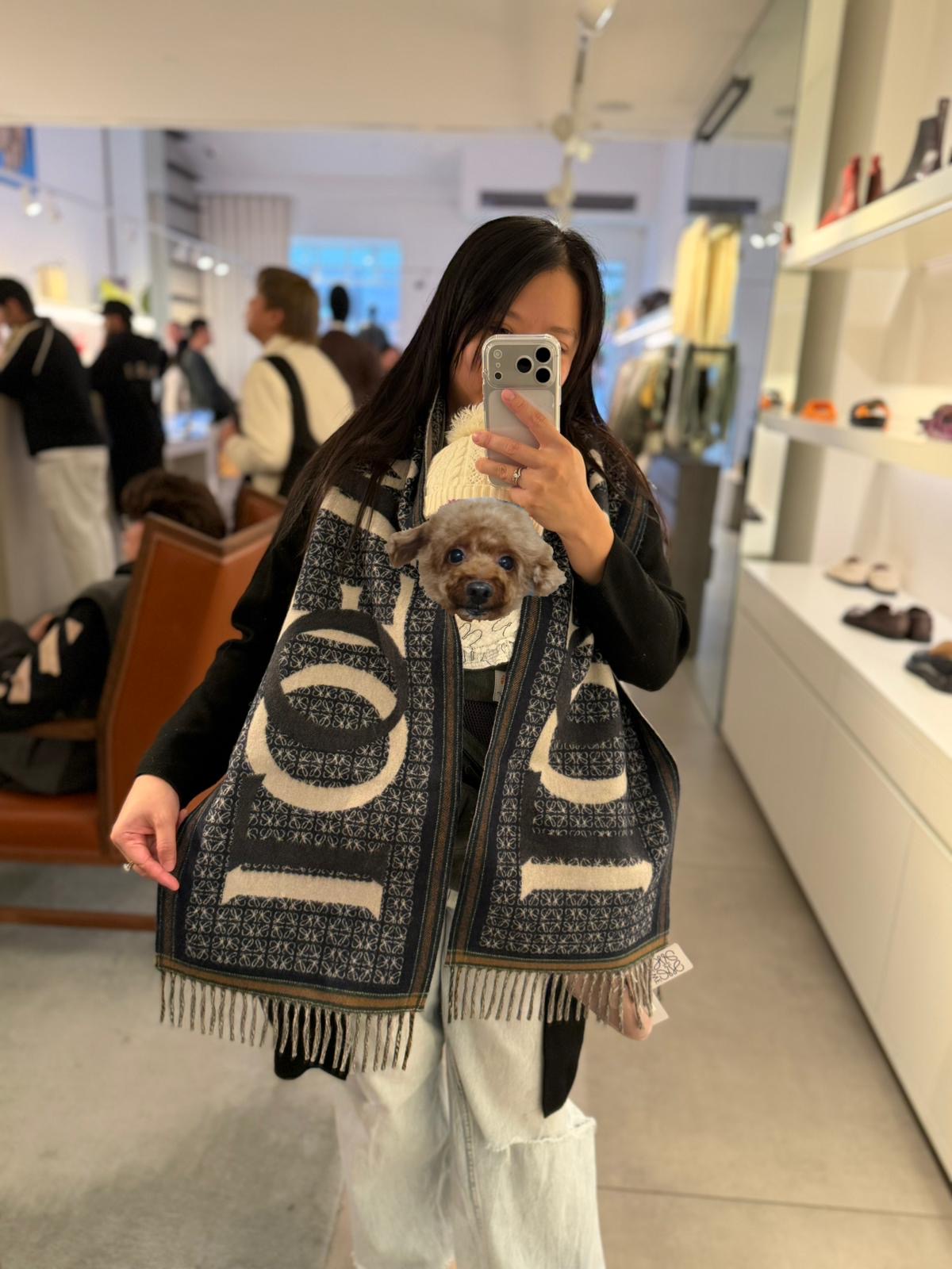 Loewe scarf monogram