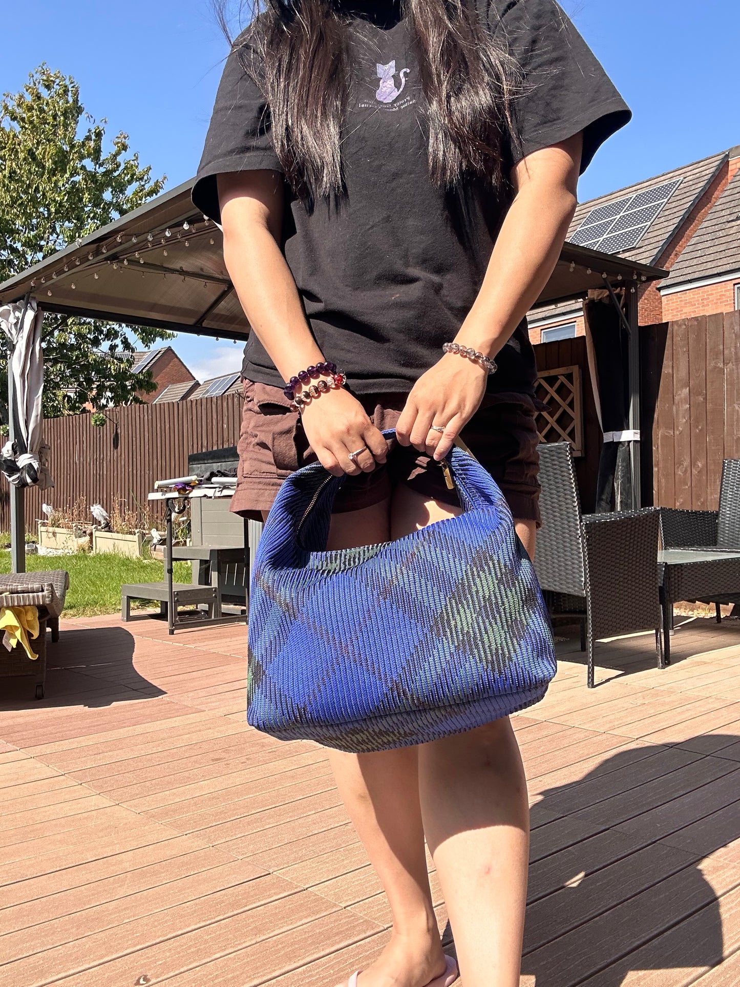 Burberry peg bag knight blue