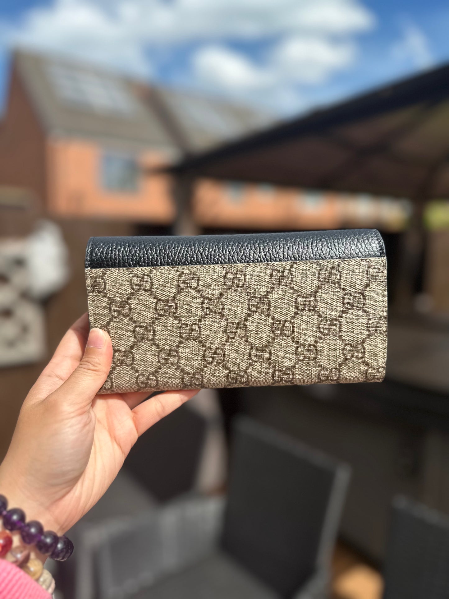Monogram long wallet