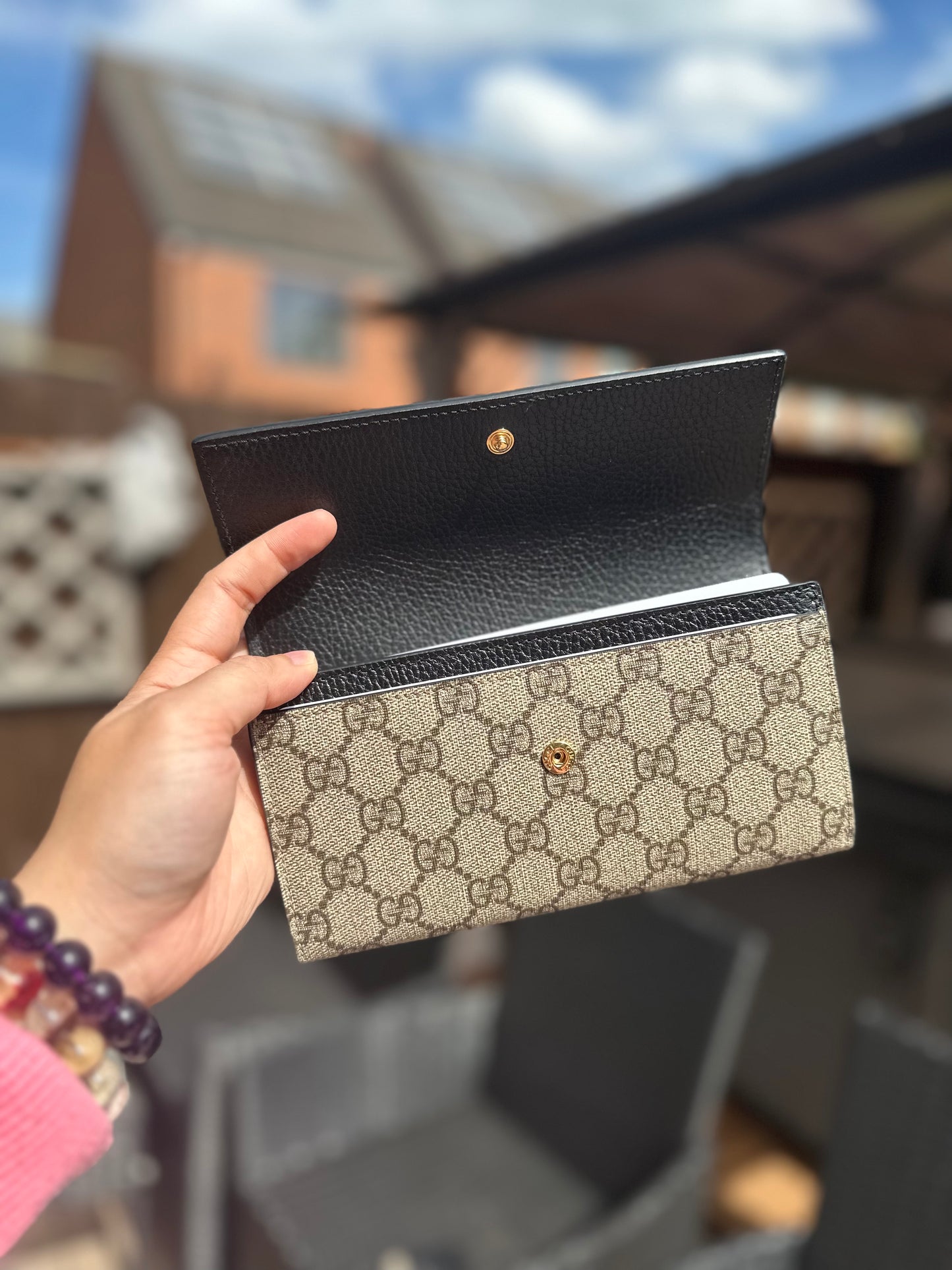 Monogram long wallet