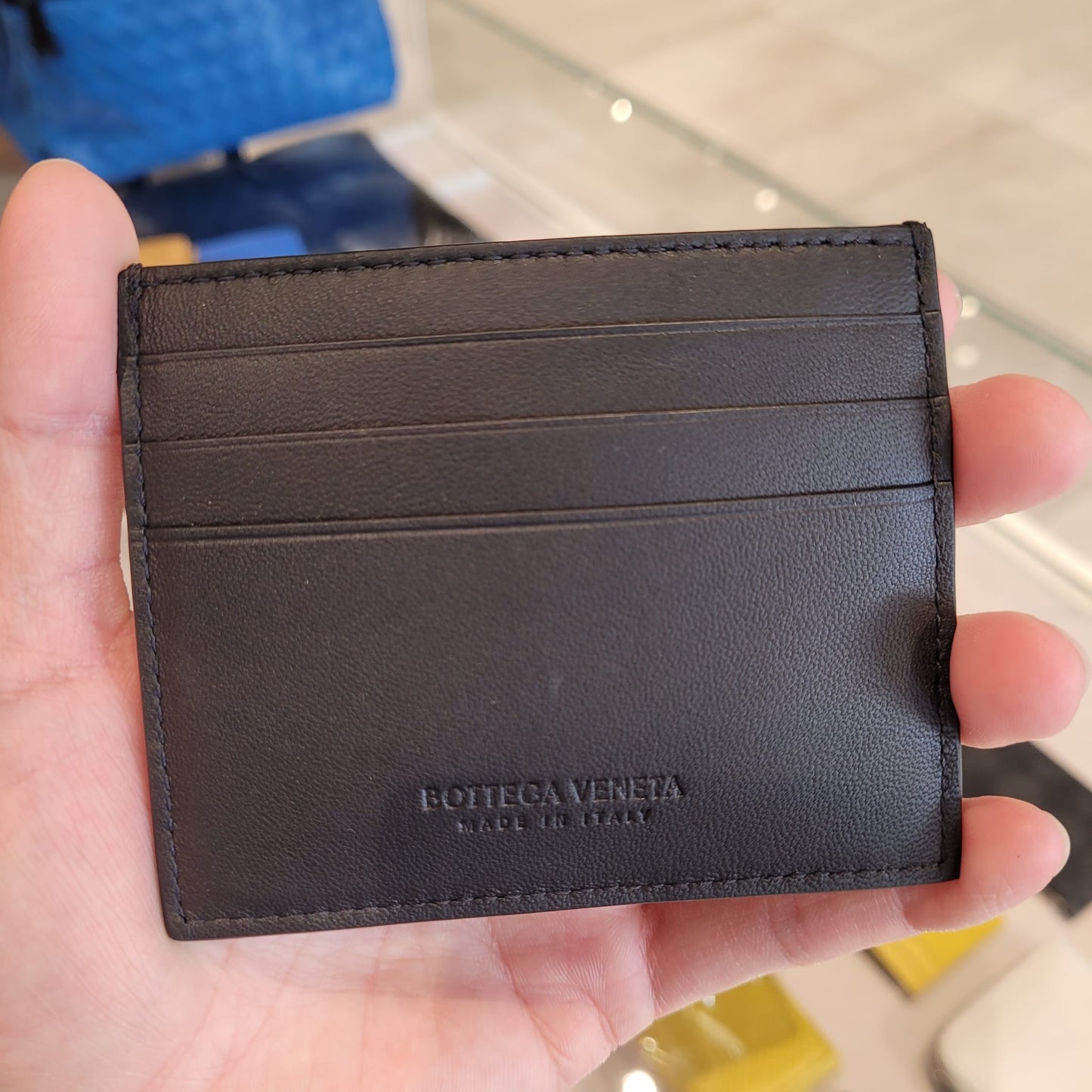 Leather card holder
