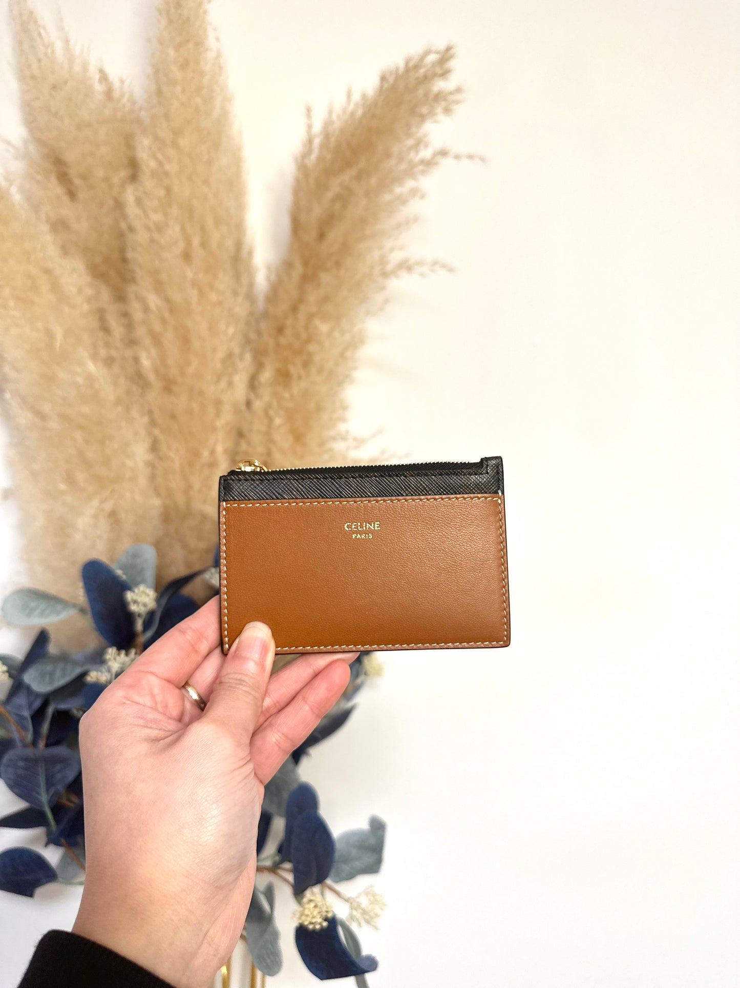 Triomphe zipper card holder