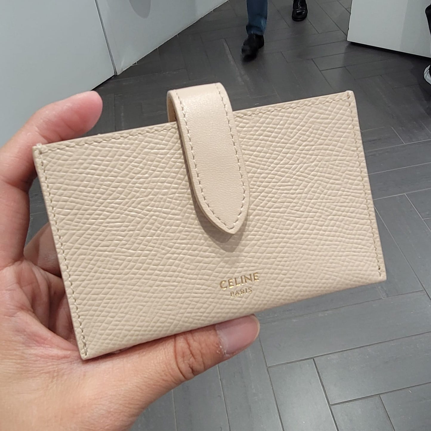 Strap card holder