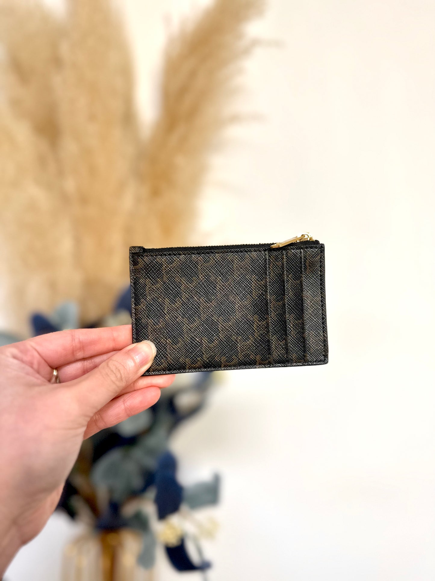 Triomphe zipper card holder