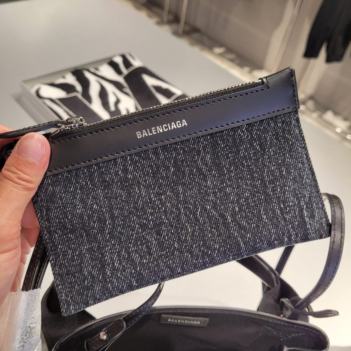 Navy cabas xs
