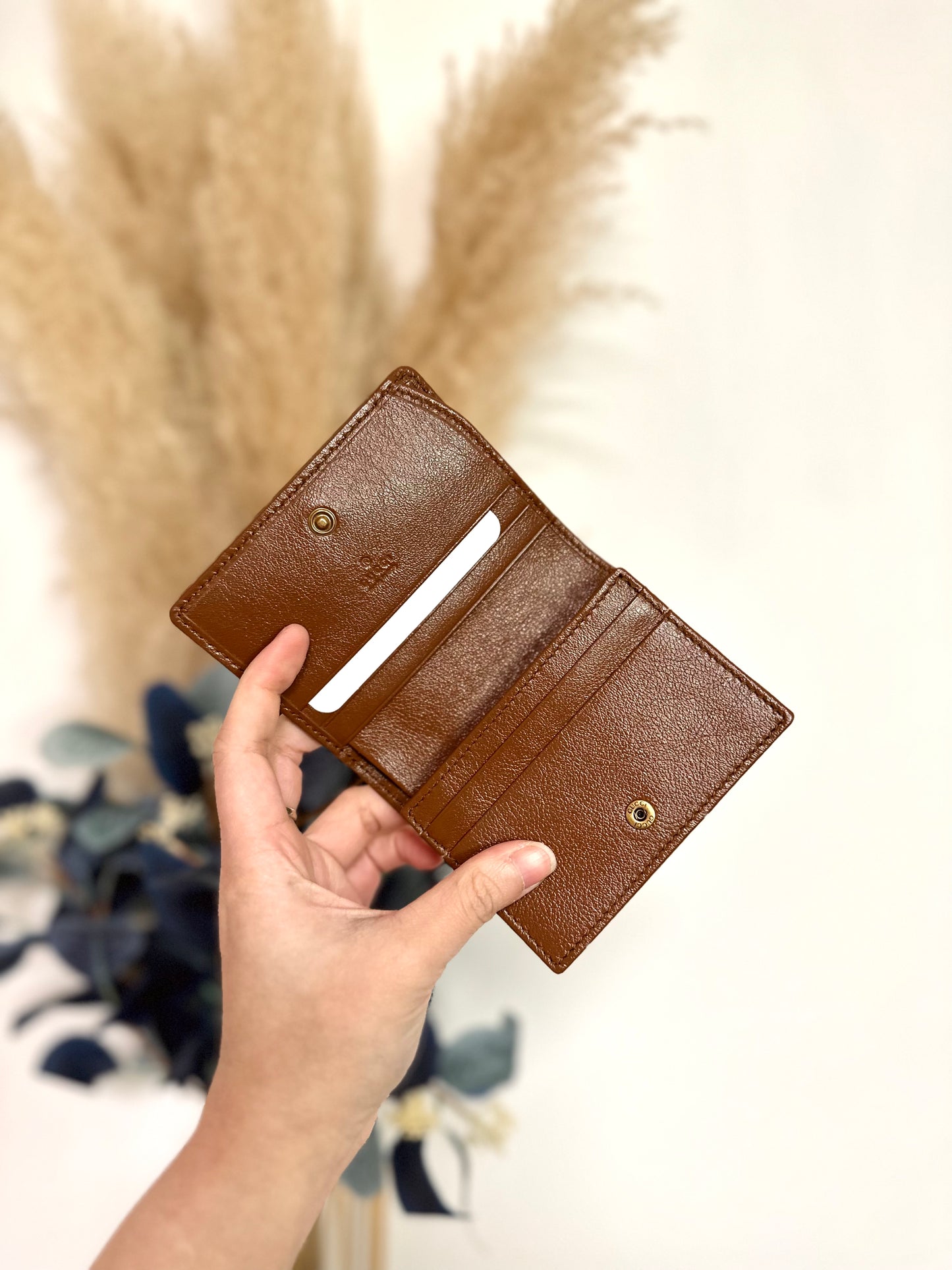 Gg marmont card holder wallet