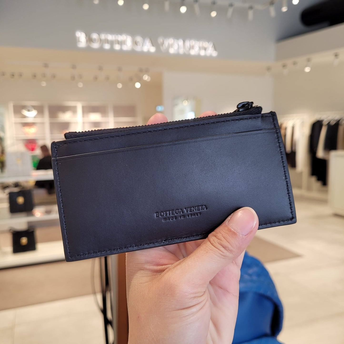 Zipper card holder