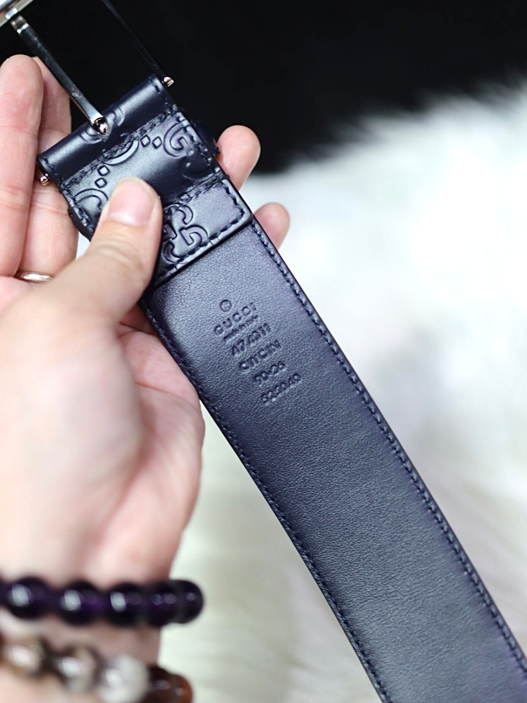 Gg monogram belt 90cm