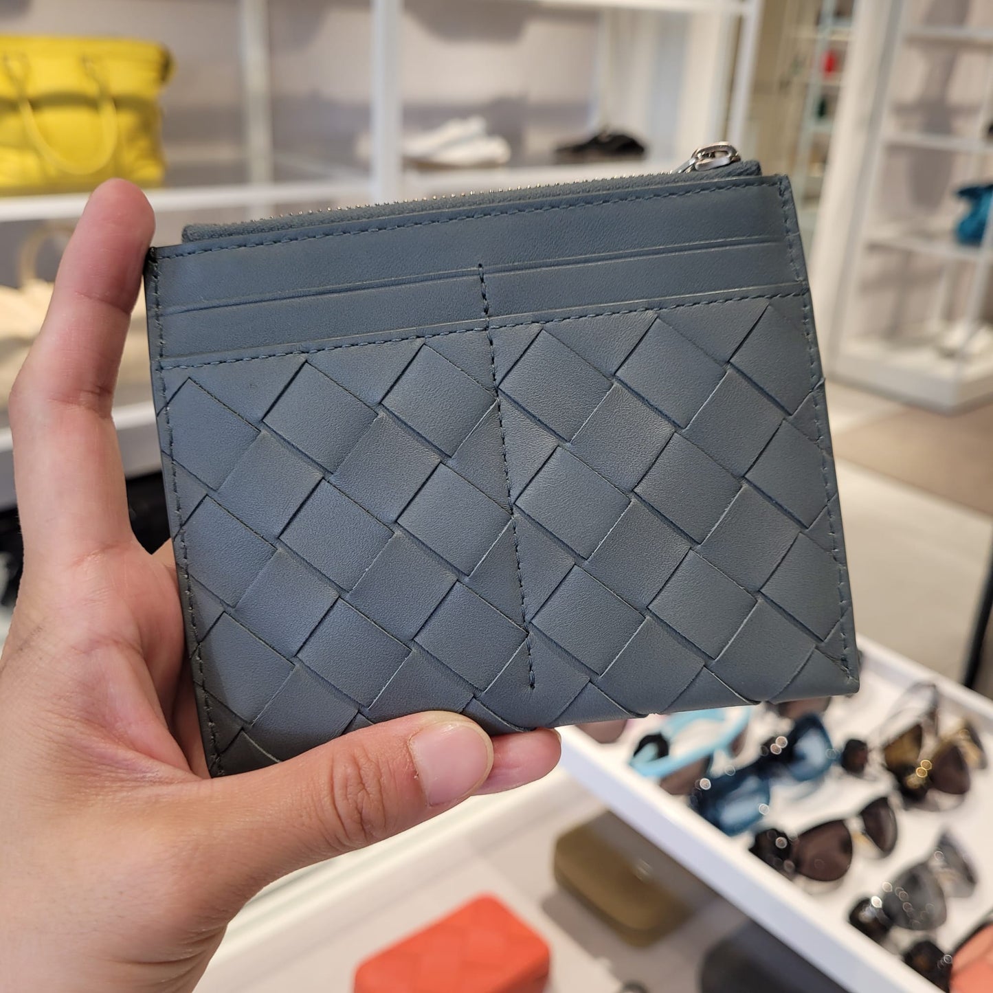 Coin zipper card holder wallet