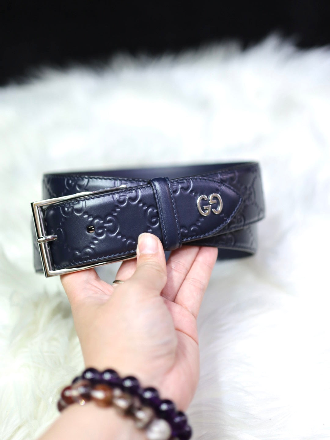 Gg monogram belt 90cm