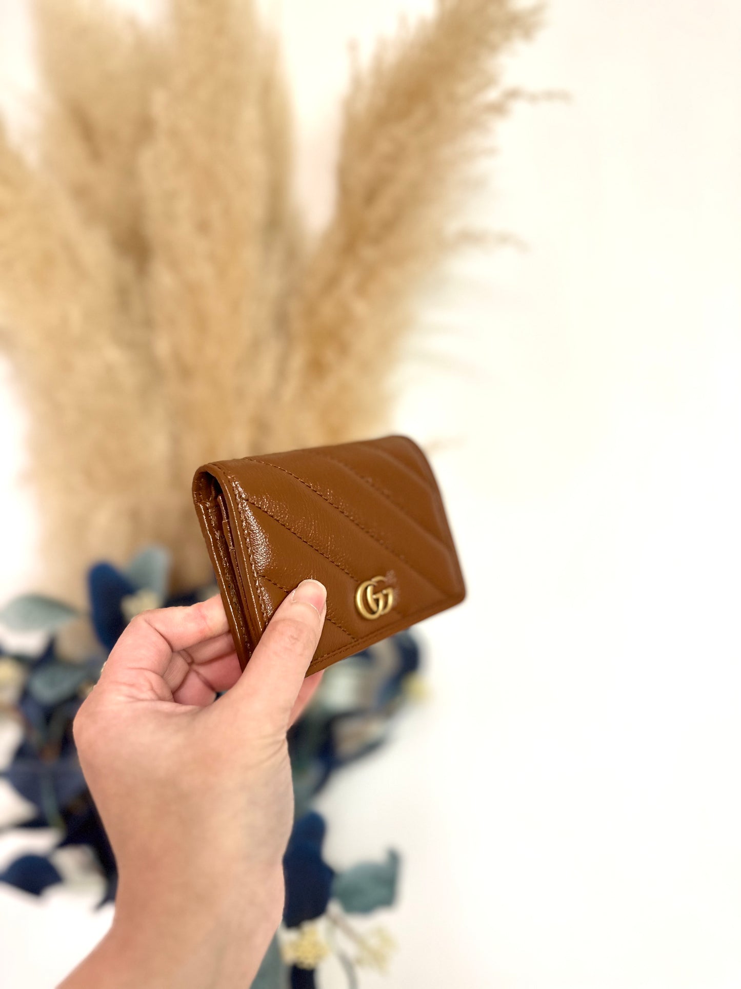 Gg marmont card holder wallet