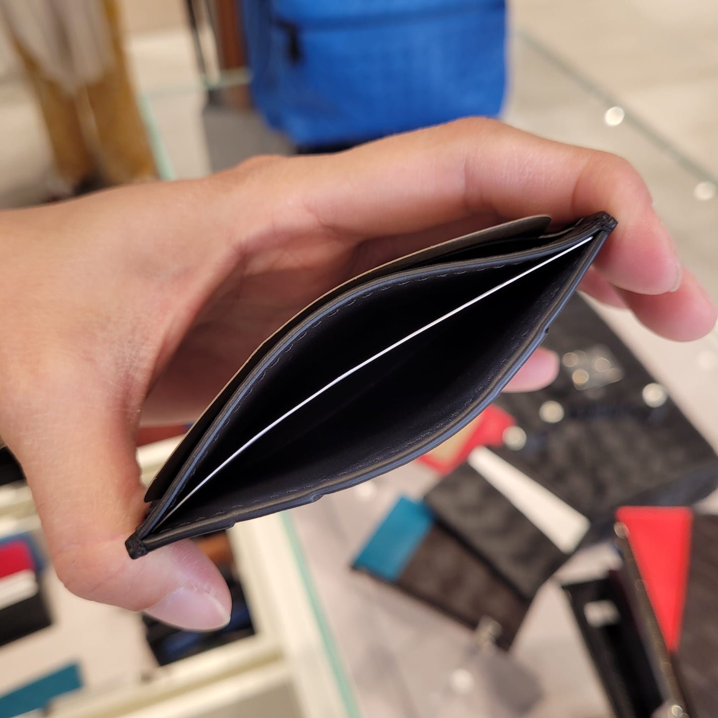 Leather card holder