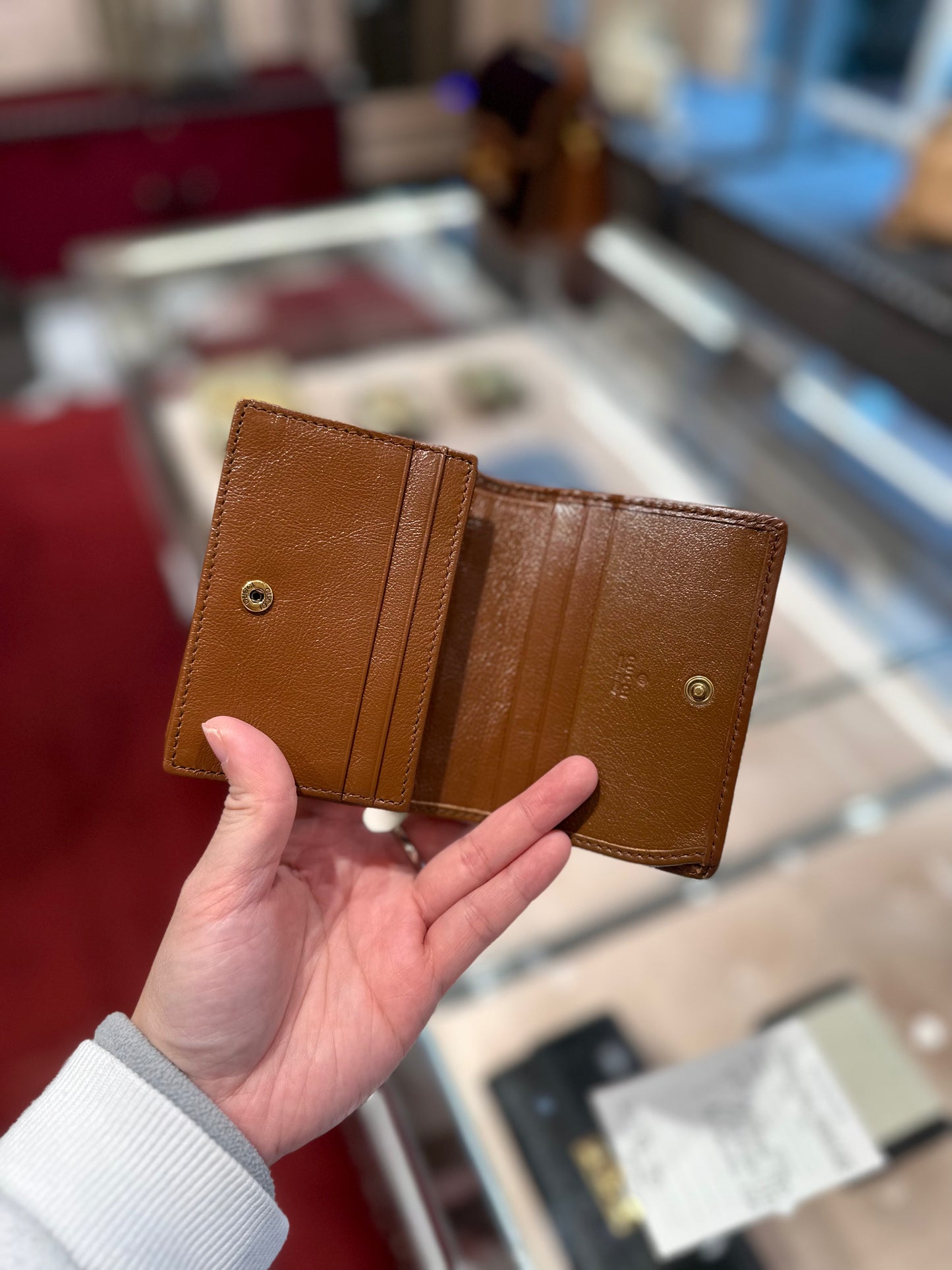 Gg marmont card holder wallet