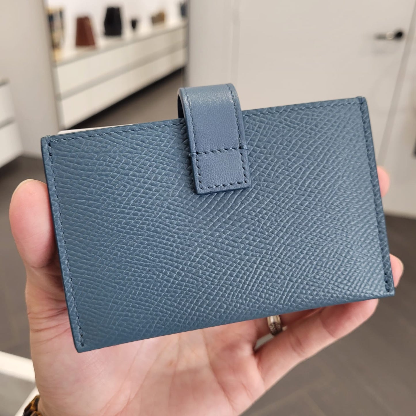 Strap card holder