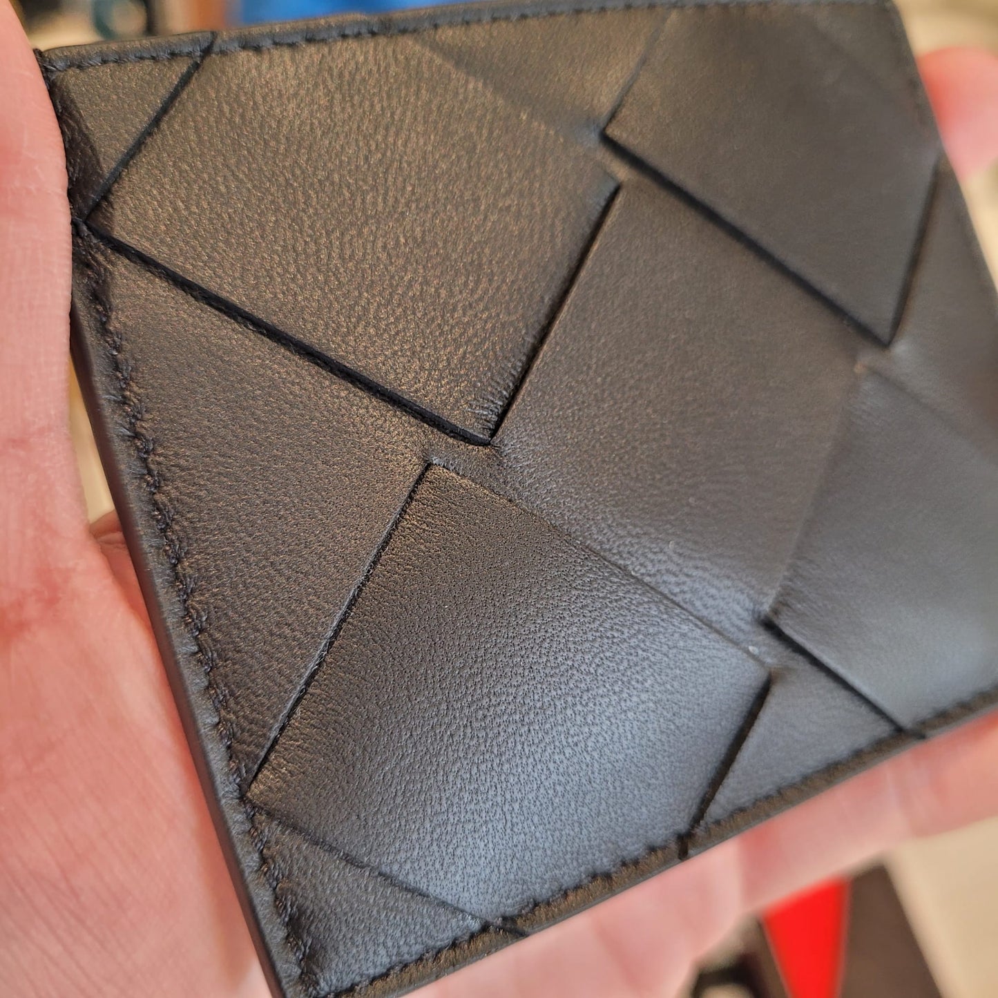 Leather card holder
