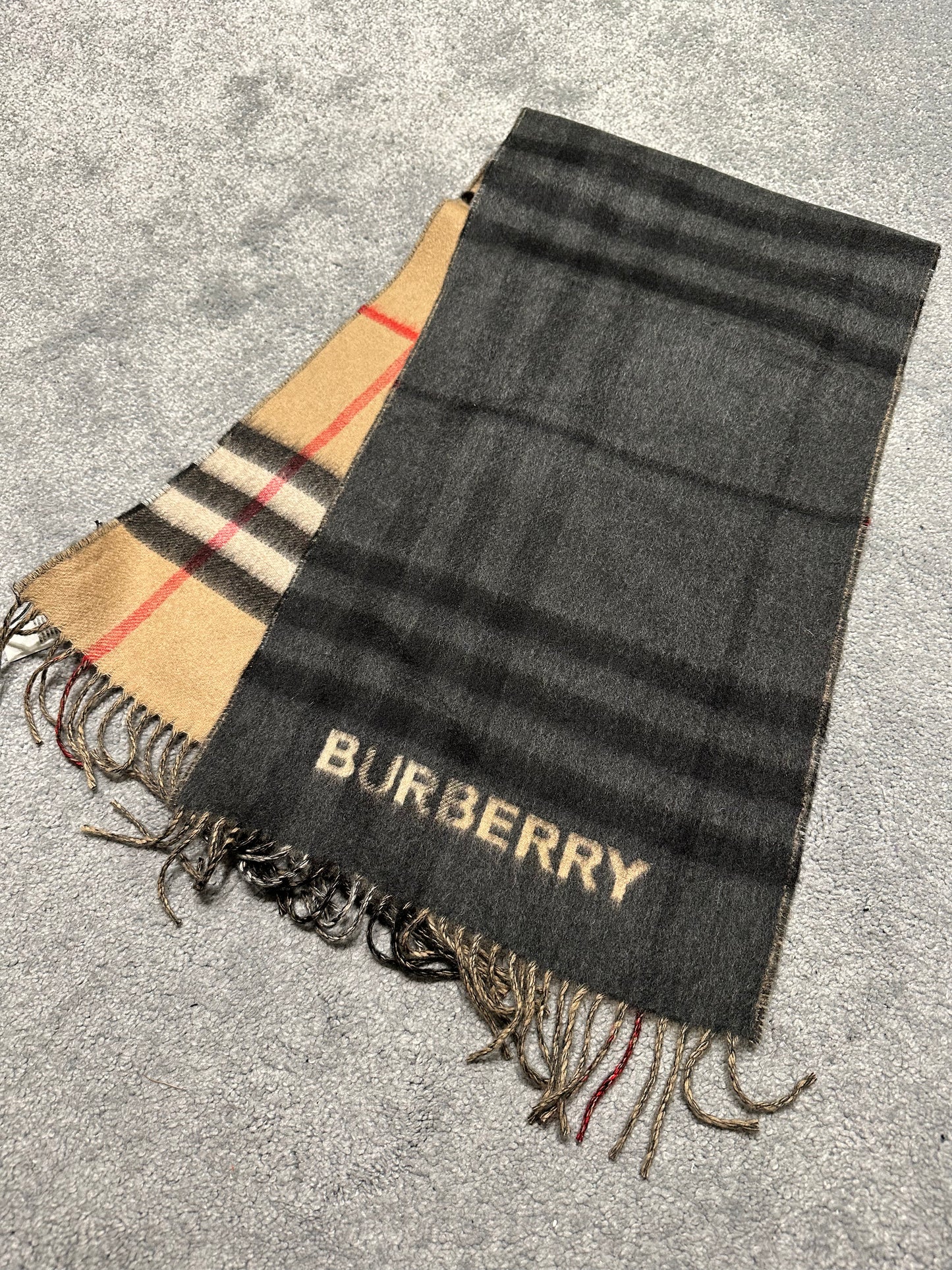 Classic pattern scarf拼色