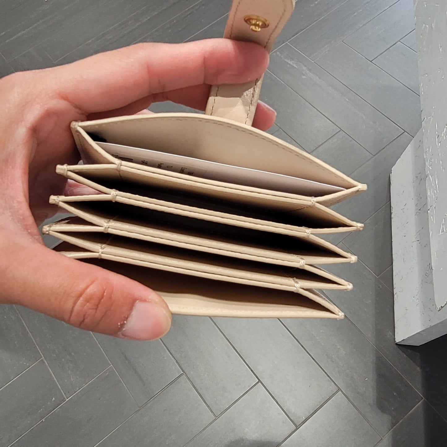 Strap card holder
