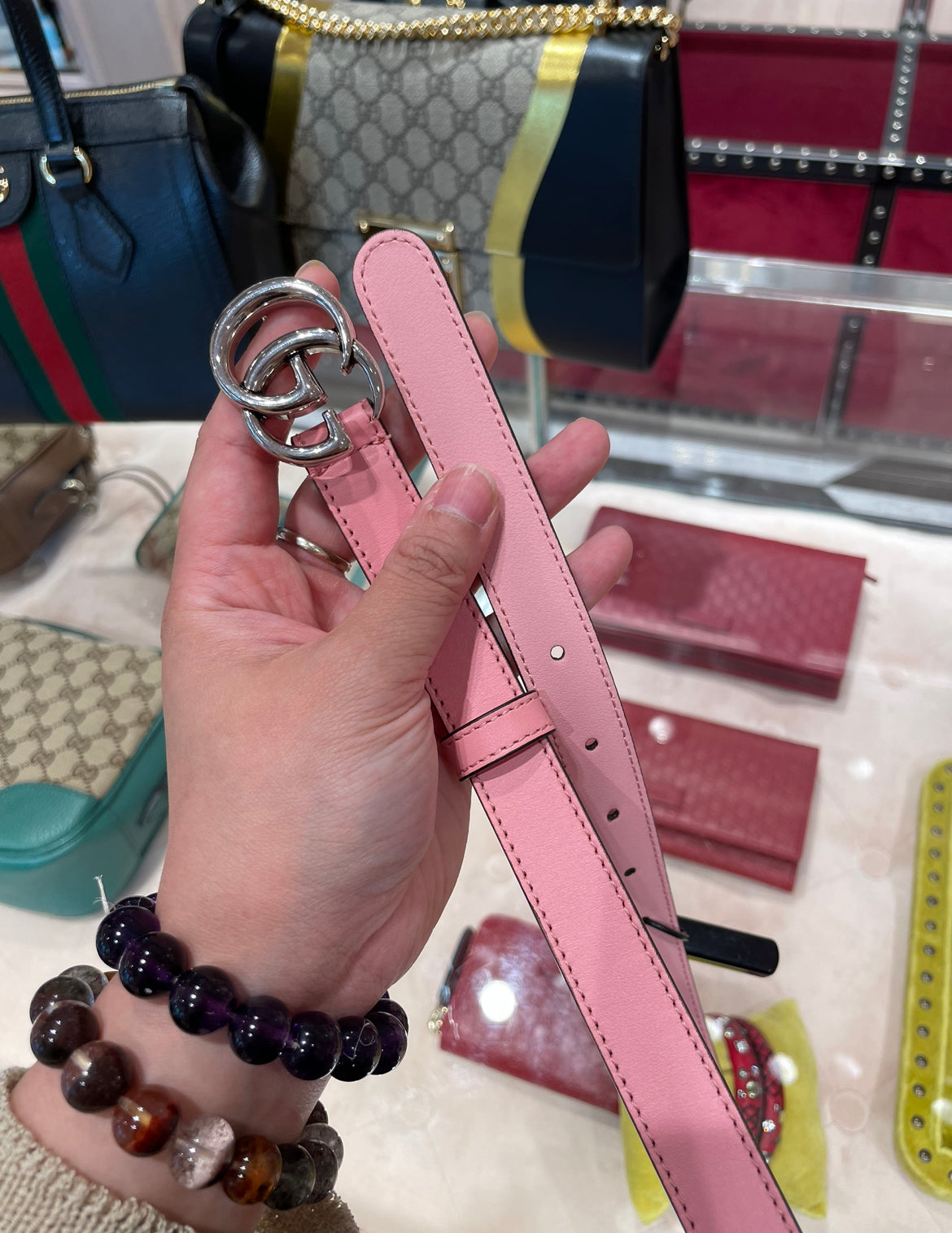 Gg buckle belt 75cm