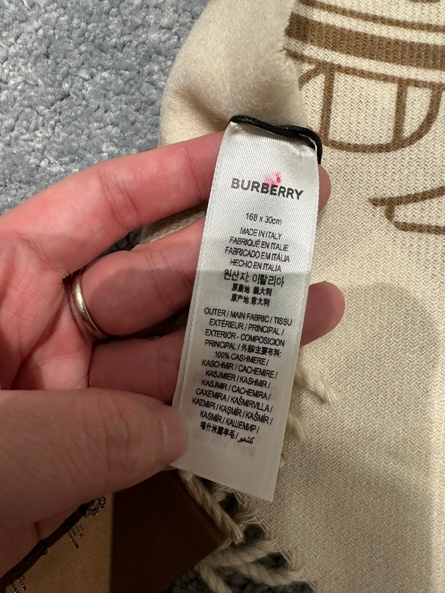Burberry scarf
