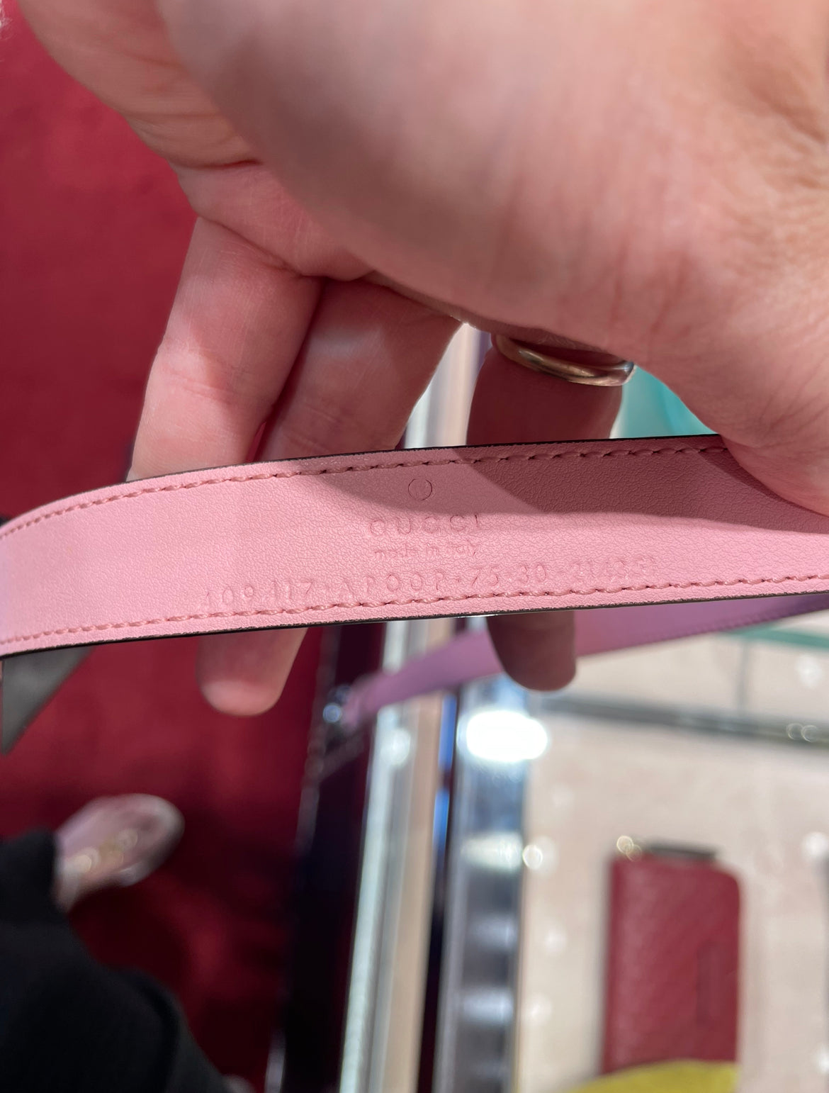 Gg buckle belt 75cm