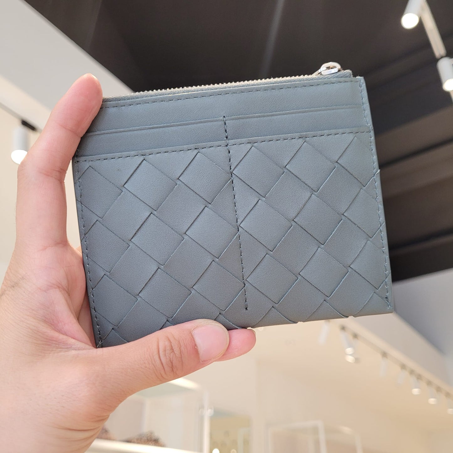 Coin zipper card holder wallet