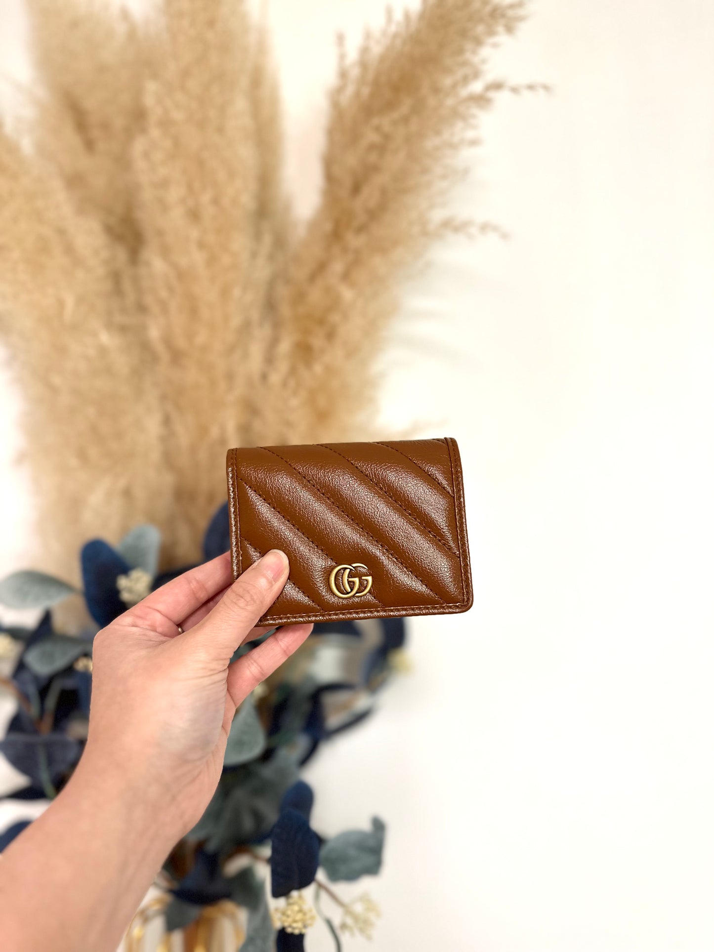 Gg marmont card holder wallet