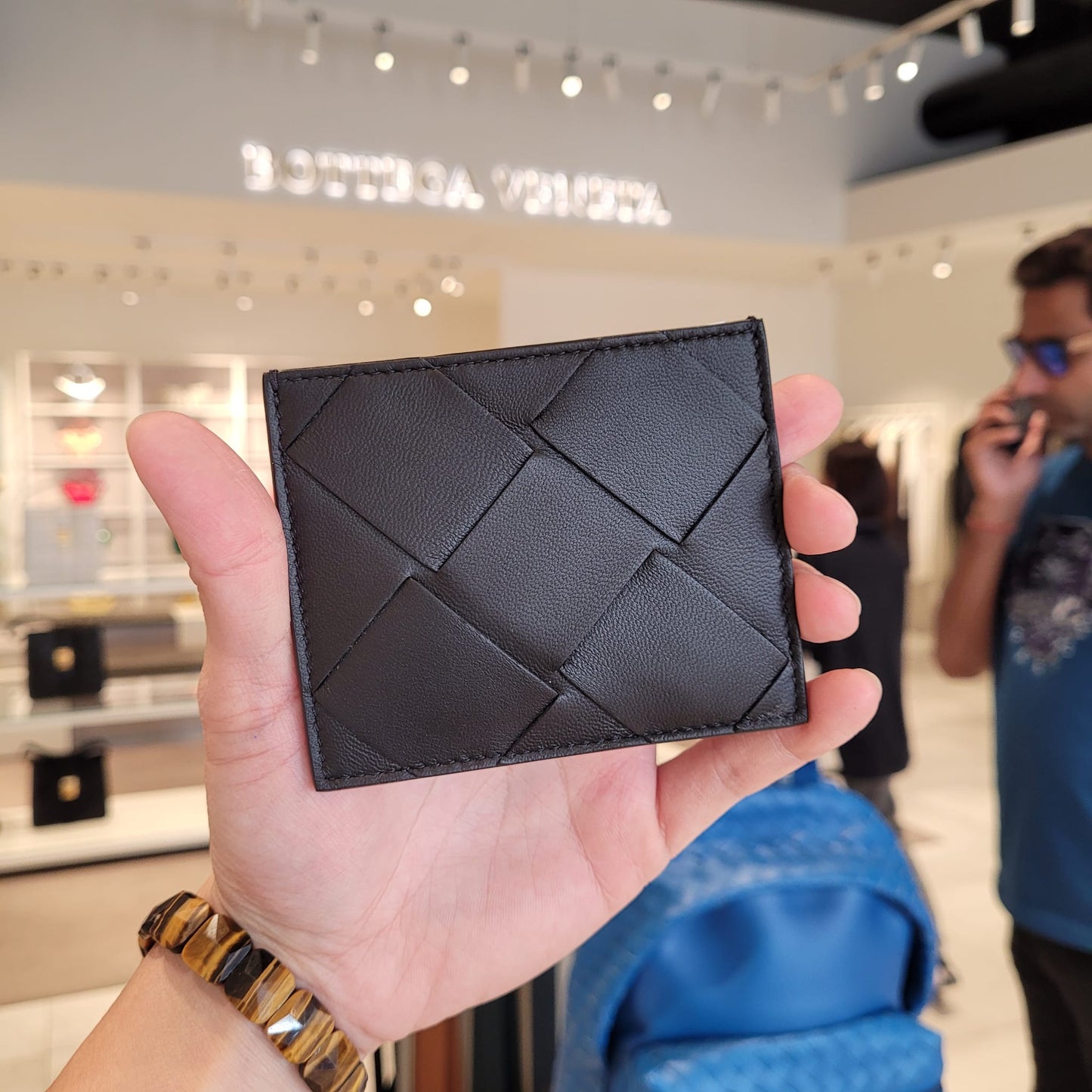 Leather card holder