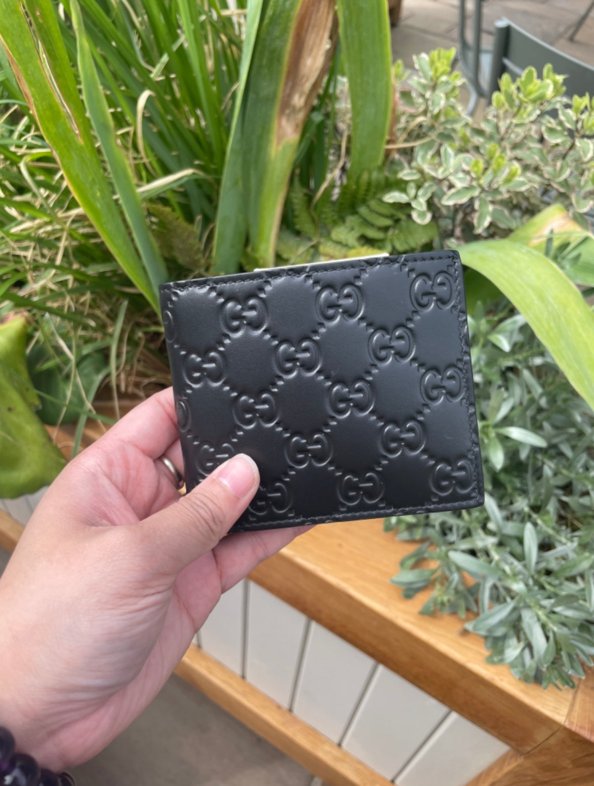 Gg monogram wallet 8卡