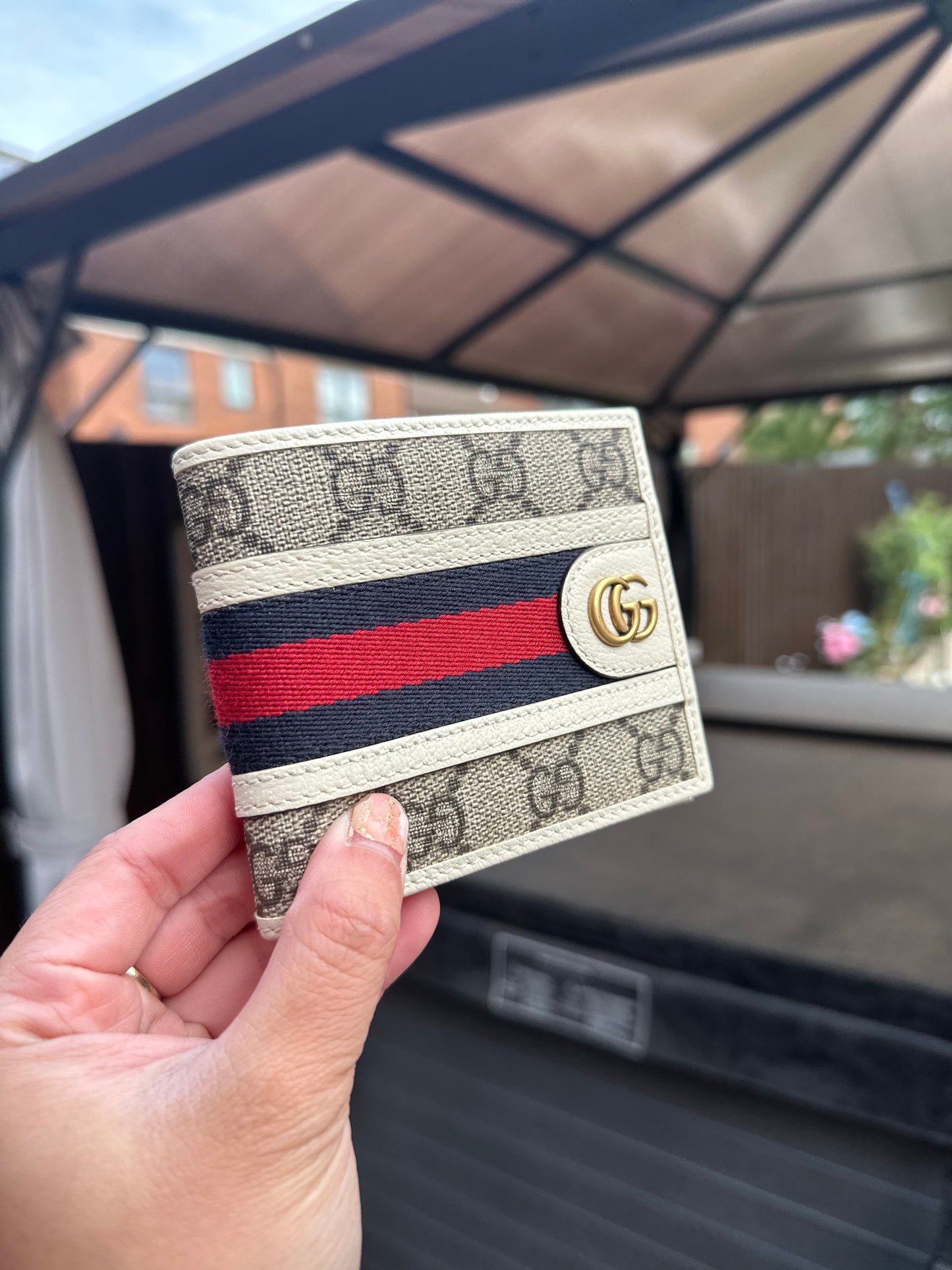 Gg ophidia men bi-fold wallet