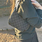 Monogram hobo shoulder bag