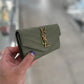 Ysl logo business card holder