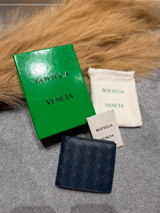 Bv bi-fold wallet navy
